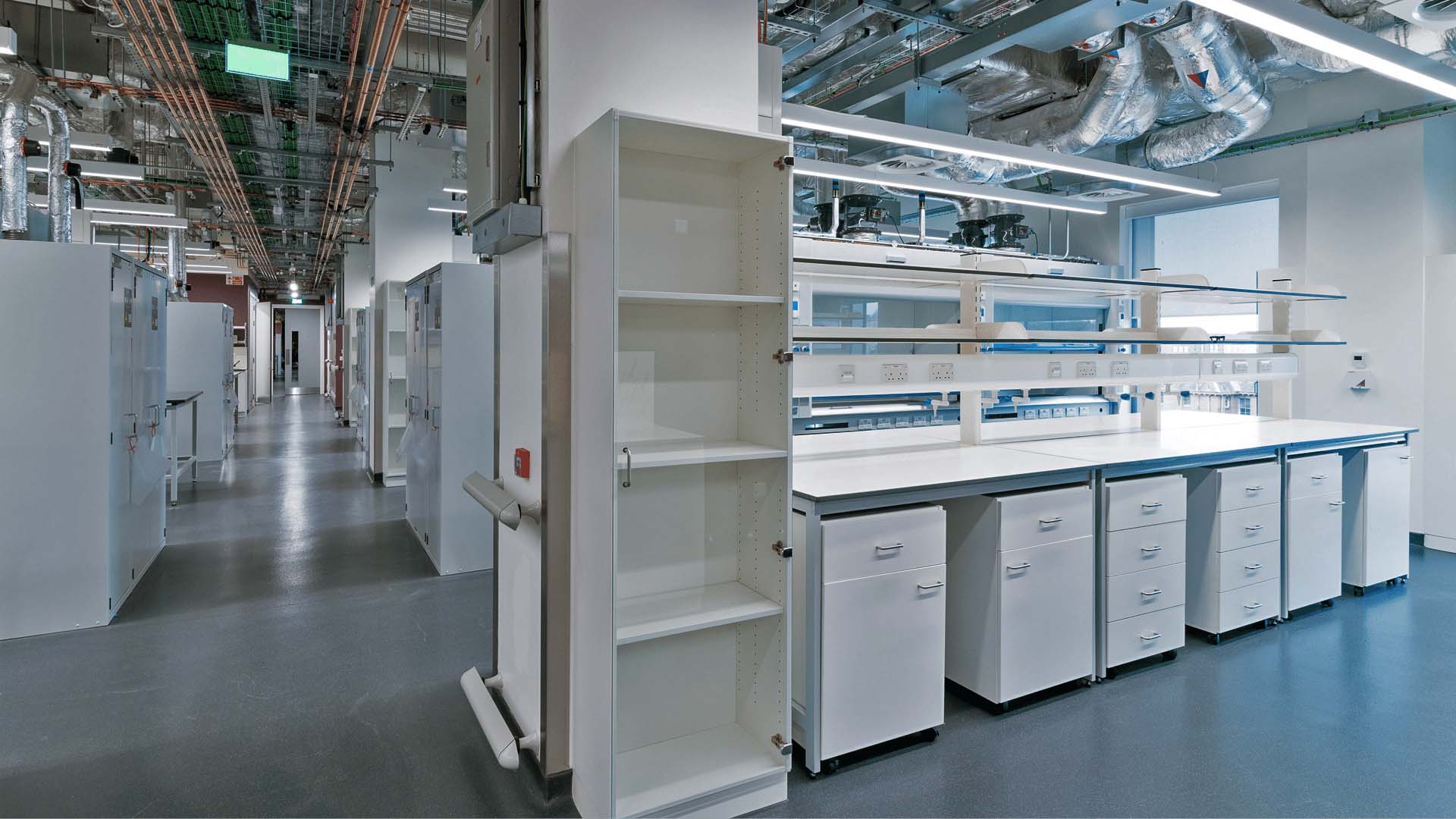 University of Glasgow Advanced Research Centre laboratory furniture